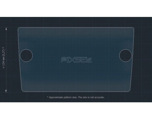 Захисне скло Pixsel на монітор VOLKSWAGEN ATLAS 10.9“ 2021 - 2022 (гібридне глянець)