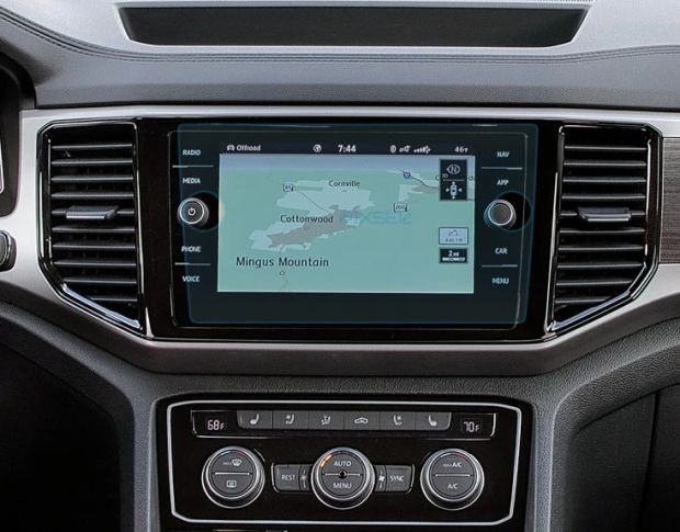 Захисне скло Pixsel на монітор VOLKSWAGEN ATLAS 10.9“ 2021 - 2022 (гібридне глянець)