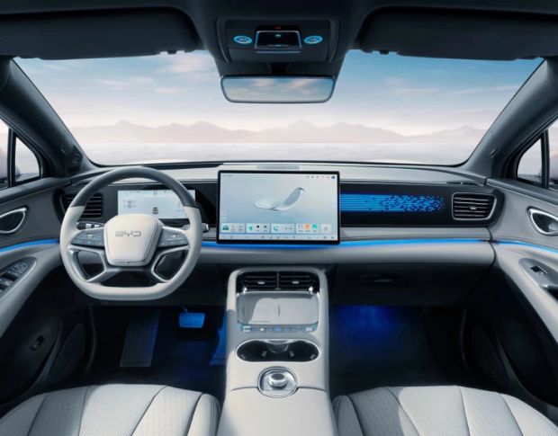 Захисне скло Pixsel на монітор BYD SEALION 6 16.2“ 2025 - (гібридне глянець)