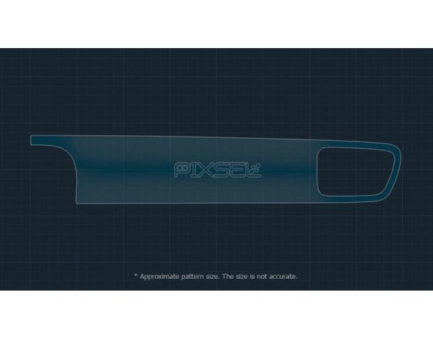 Захисне скло Pixsel для монітора пасажира BYD SEALION 6 27.9“ 2025 - (гібридне глянець)