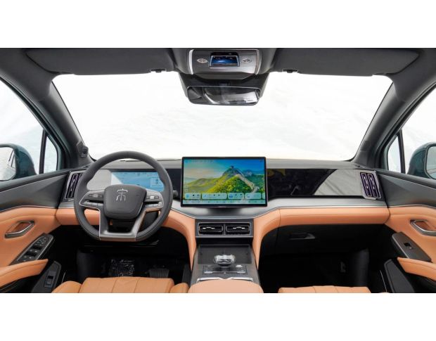 Защитное стекло Pixsel на приборную панель BYD SONG L DM-I 12“ 2024 - (гибридное глянец)