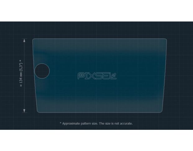 Защитное стекло Pixsel на монитор VOLKSWAGEN POLO 10.9“ 2017 - (гибридное глянец)