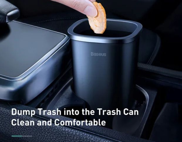 Baseus Dust-free Vehicle-mounted Trash Can - Автомобільний органайзер і контейнер для сміття