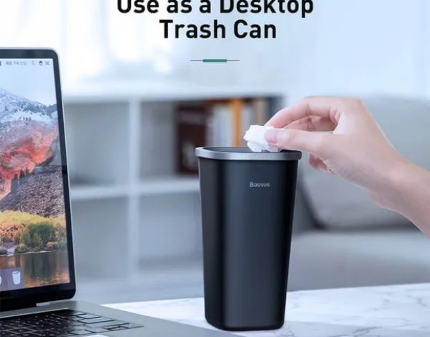 Baseus Dust-free Vehicle-mounted Trash Can - Автомобільний органайзер і контейнер для сміття