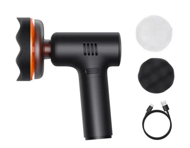 Baseus NeoPower Wireless Mini Car Waxer Lite 30 Вт - Акумуляторна полірувальна машинка