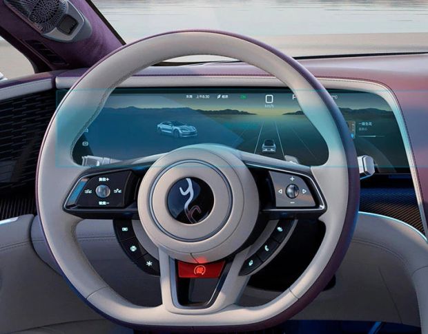 Захисне скло Pixsel на панель приладів YANGWANG U7 24.7“ 2025 - (гібридне мат)