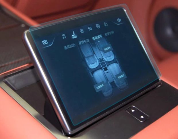 Защитное стекло Pixsel для заднего климат-контроля YANGWANG U7 7.7“ 2025 - (гибридное мат)