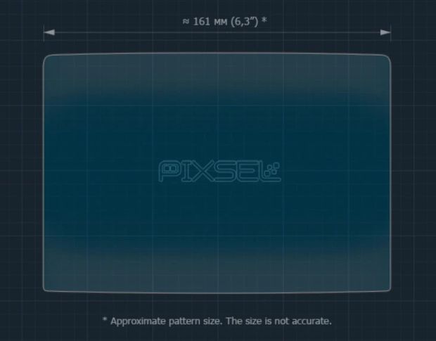 Защитное стекло Pixsel для заднего климат-контроля YANGWANG U7 7.7“ 2025 - (гибридное мат)