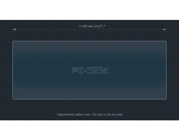 Захисне скло Pixsel на монітор PEUGEOT 208 11.3“ 2019 - 2023 (гібридне глянець)