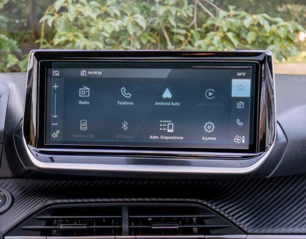 Защитное стекло Pixsel на монитор PEUGEOT 208 11“ 2023 - (гибридное мат)