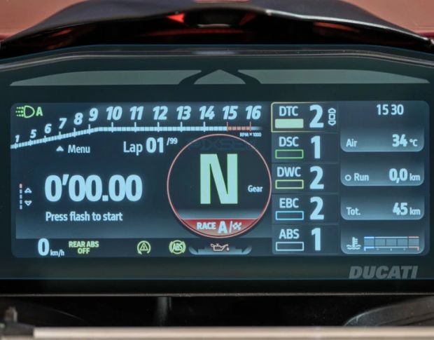 Защитное стекло Pixsel на спидометр мотоцикла DUCATI PANIGALE V4 2025+ 8.2“ (гибридное глянец)