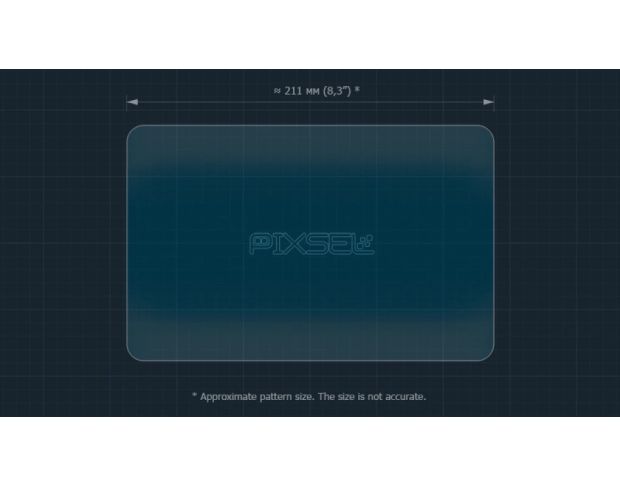 Защитное стекло Pixsel на спидометр мотоцикла CFMOTO 800NK ADVANCED 2023+ 9.9“ (гибридное глянец)