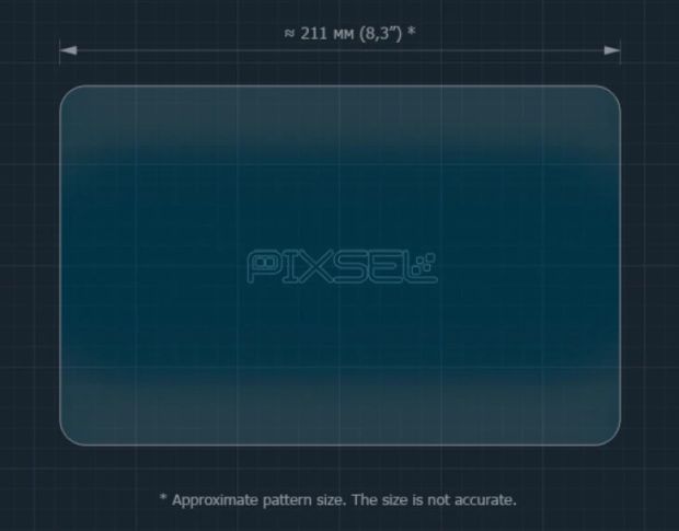 Защитное стекло Pixsel на спидометр мотоцикла CFMOTO 800NK ADVANCED 2023+ 9.9“ (гибридное глянец)