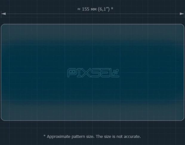 Защитное стекло Pixsel на спидометр мотоцикла CFMOTO 300SR 2023+ 6.9“ (гибридное глянец)