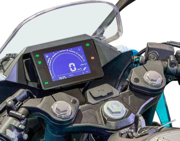 Захисне скло Pixsel на спідометр мотоцикла CFMOTO CF LIFE 250SR 2022+ 6.9“ (гібридне глянець)