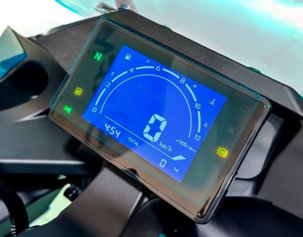 Захисне скло Pixsel на спідометр мотоцикла CFMOTO CF LIFE 250SR 2022+ 6.9“ (гібридне глянець)