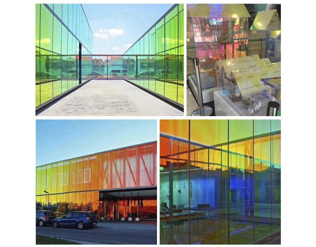 Декоративна дихроїчна плівка хамелеон Rainbow Red 1.38 m