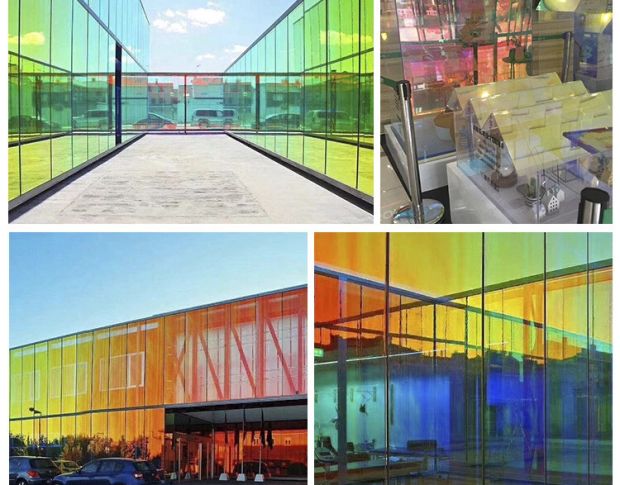 Декоративна дихроїчна плівка хамелеон Rainbow Red 1.38 m