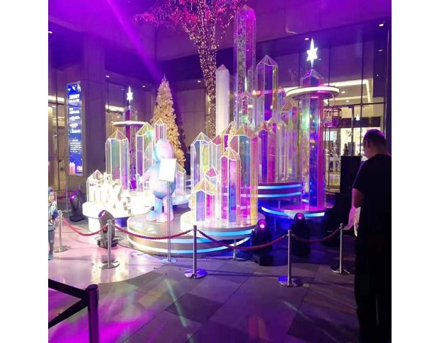 Декоративна дихроїчна плівка хамелеон Rainbow Blue 1.38 m