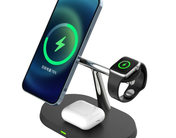 NN Z-10 Black 15W (3 in 1) - Бездротовий зарядний пристрій