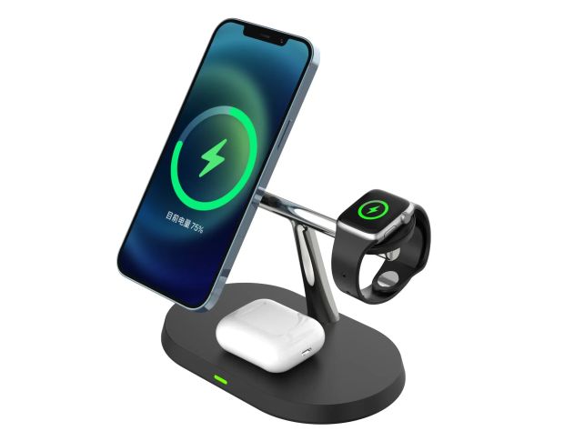 NN Z-10 Black 15W (3 in 1) - Бездротовий зарядний пристрій