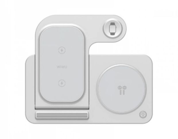 WiWU Wi-W020 Foldable Magnetic Station Wireless Charger 3in1 - Бездротовий зарядний пристрій