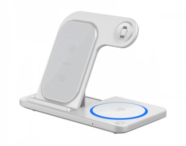 WiWU Wi-W020 Foldable Magnetic Station Wireless Charger 3in1 - Бездротовий зарядний пристрій