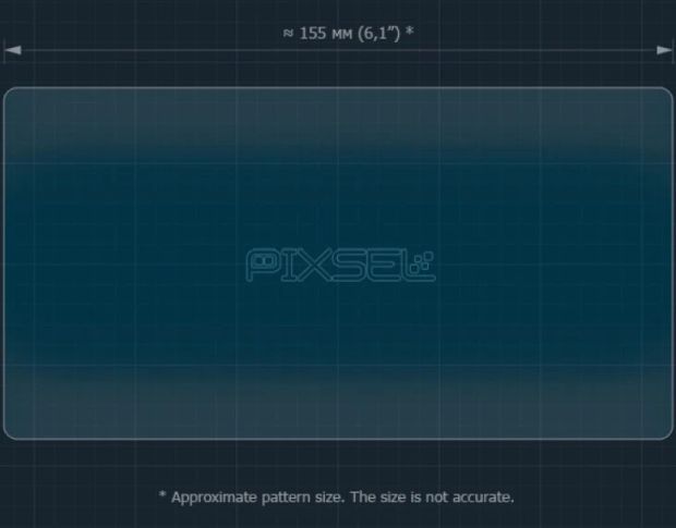 Защитное стекло Pixsel на спидометр мотоцикла CFMOTO 250SR 2022+ 6.9“ (гибридное глянец)