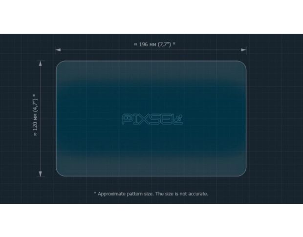 Защитное стекло Pixsel на спидометр мотоцикла CFMOTO 800MT-X 2025+ 9“ (гибридное глянец)