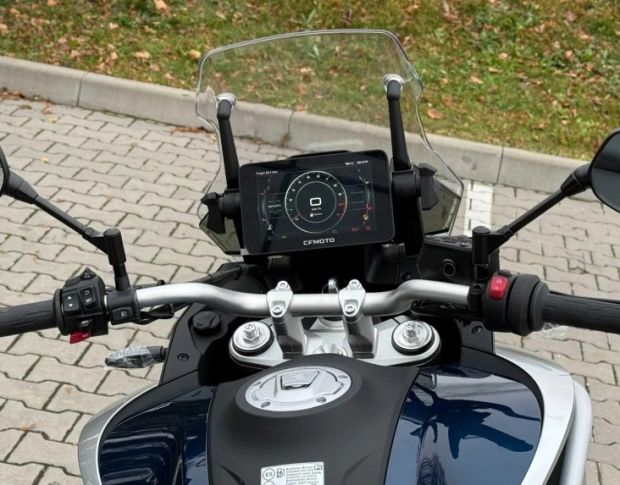 Захисне скло Pixsel на спідометр мотоцикла CFMOTO 800MT SPORT 9“ (гібридне глянець)