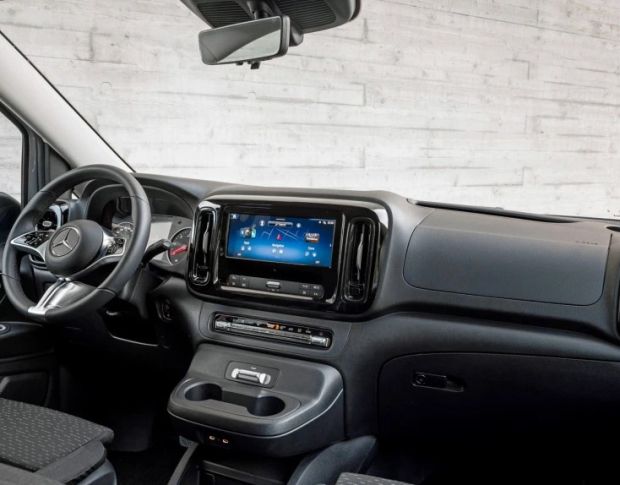 Защитное стекло Pixsel на монитор MERCEDES BENZ VITO 10.2“ 2023 - (гибридное мат)