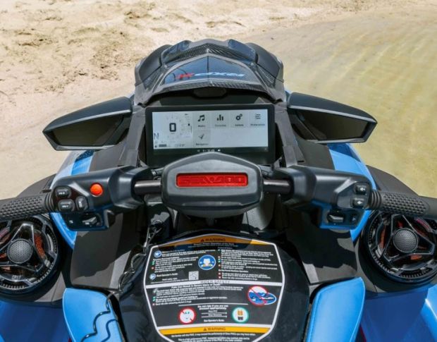 Защитное стекло Pixsel на спидометр мотоцикла BRP SEA-DOO RXP-X 325 2025+ 10.25“ (гибридное глянец)