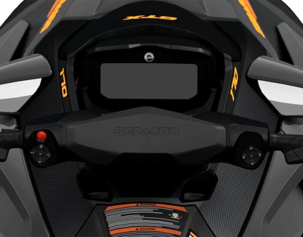 Защитное стекло Pixsel на спидометр мотоцикла BRP SEA-DOO GTX 170/230 2025+ 7.8“ (гибридное глянец)