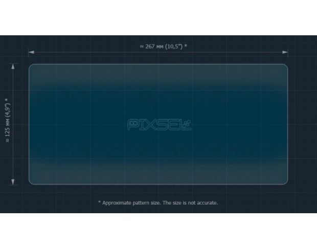 Защитное стекло Pixsel на спидометр гидроцикла BRP SEA-DOO RXT-X 325 2024 10.25“ (гибридное глянец)
