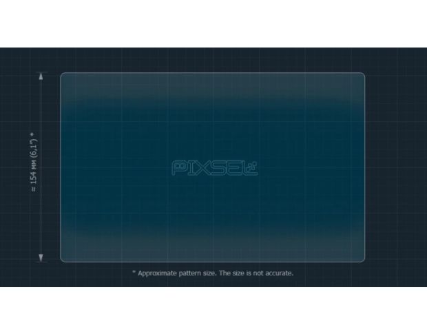 Защитное стекло Pixsel на монитор RUICHI EC75 11.5“ 2025 - (гибридное мат)