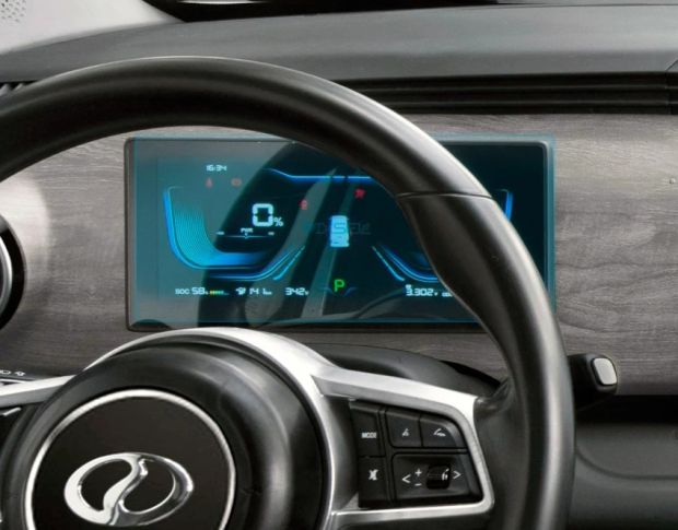 Защитное стекло Pixsel на приборную панель RUICHI EC75 10.5“ 2023 - (гибридное мат)