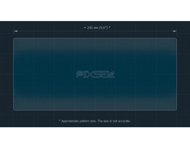 Защитное стекло Pixsel на приборную панель RUICHI EC75 10.5“ 2023 - (гибридное мат)