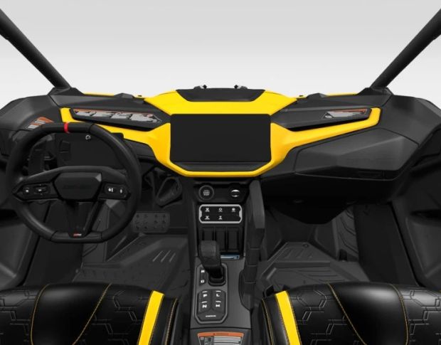 Защитное стекло Pixsel на монитор BRP CAN-AM MAVERICK R MAX 10.25“ 2025 + (гибридное глянец)
