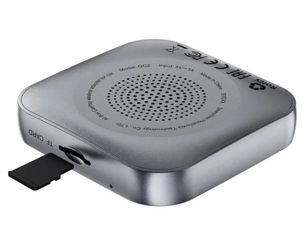 ACEFAST QC2 Wireless Adapter for Car Grey - Автомобильный беспроводной адаптер