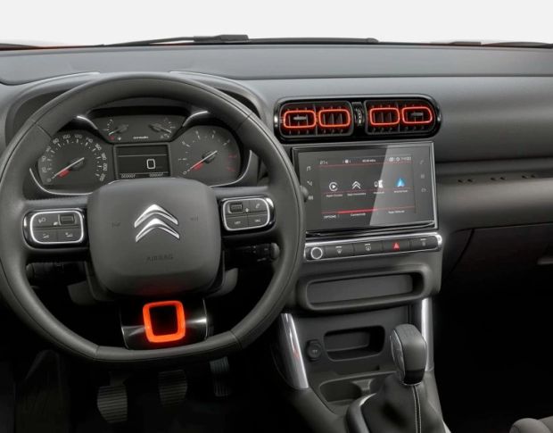 Защитное стекло Pixsel на монитор CITROEN C3 AIRCROSS 9.7“ 2017 - 2024 (гибридное мат)