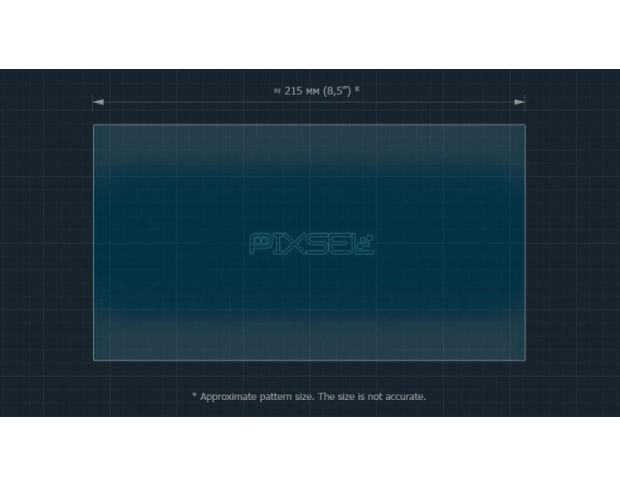 Защитное стекло Pixsel на монитор CITROEN C3 AIRCROSS 9.7“ 2017 - 2024 (гибридное мат)