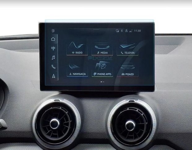 Защитное стекло Pixsel на монитор AUDI Q2 9.9“ 2025 - (гибридное глянец)