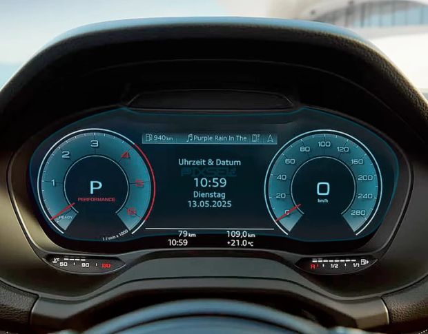 Защитное стекло Pixsel на приборную панель AUDI Q2 7.8“ 2025 - (гибридное мат)