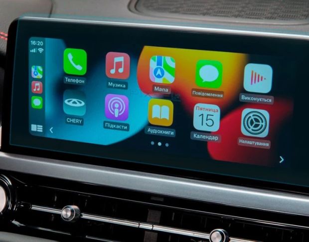 Захисне скло Pixsel на монітор CHERY TIGGO 4 PRO 12.6“ 2022 - 2024 (гібридне глянець)