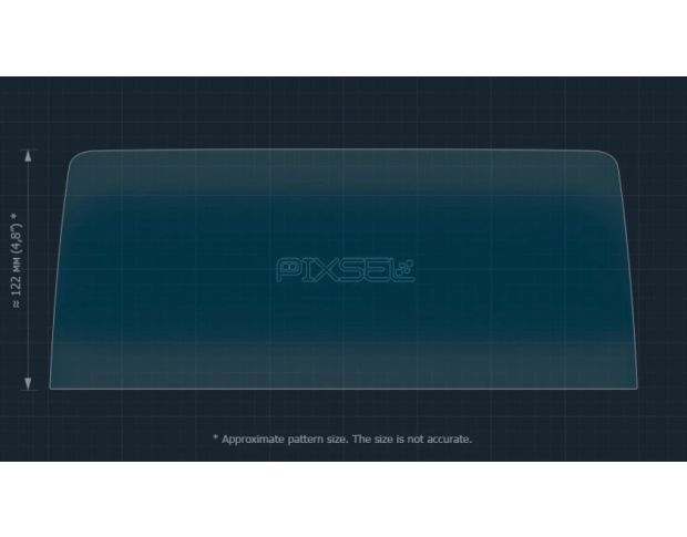 Защитное стекло Pixsel на монитор CHERY TIGGO 4 PRO 12.6“ 2022 - 2024 (гибридное мат)