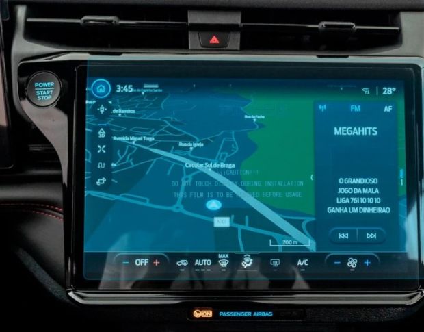 Захисне скло Pixsel на монітор FORD PUMA GEN-E 12.9“ 2025 - (гібридне глянець)