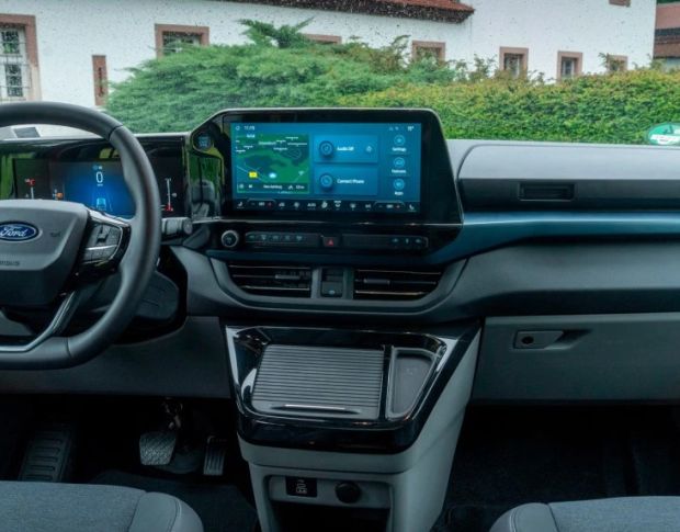 Защитное стекло Pixsel на монитор FORD TOURNEO / TRANSIT CUSTOM 14.3“ 2023 - (гибридное глянец)