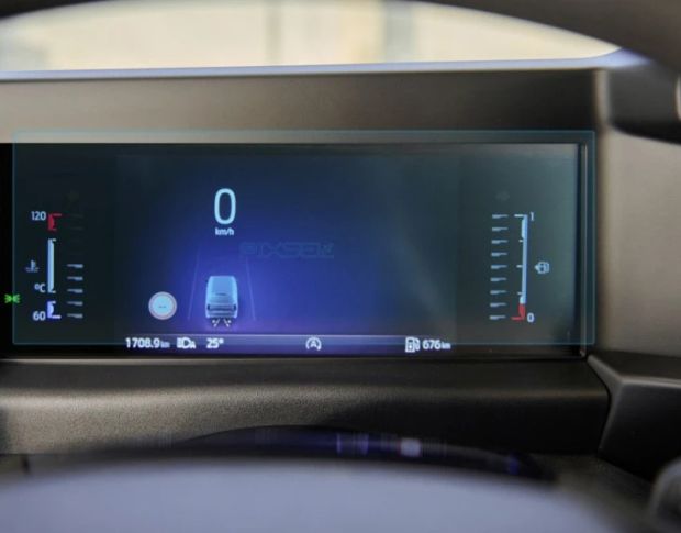 Защитное стекло Pixsel на приборную панель FORD TOURNEO / TRANSIT CUSTOM 12.2“ 2023 - (гибридное мат)