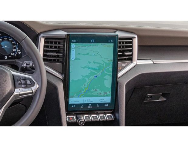 Защитное стекло Pixsel на монитор VOLKSWAGEN AMAROK 13“ 2024 - (гибридное глянец)