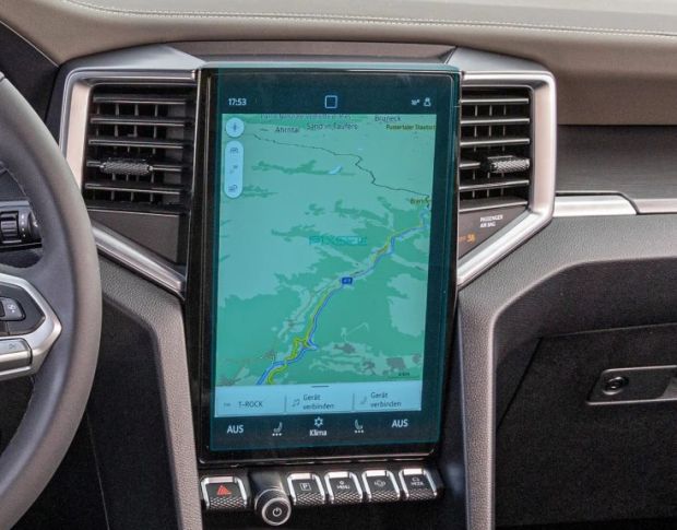 Защитное стекло Pixsel на монитор VOLKSWAGEN AMAROK 13“ 2024 - (гибридное мат)